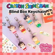 [Crayon Shin-chan] School Backpack Figure Blind Box Keychain - Cute Kindergarten Mascot, Random Myst
