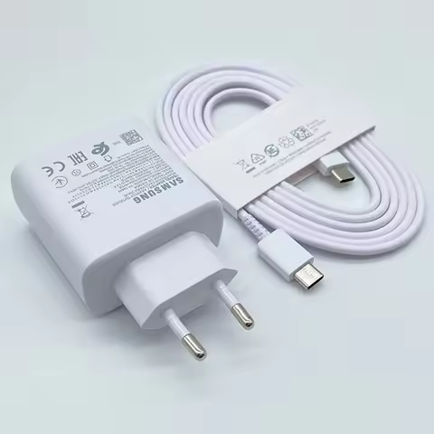 Samsung Charger 45W Super Fast Charge EU CERTIFIED USB-C Adapter For Galaxy S23 S24 S22 S20 Ultra Ta