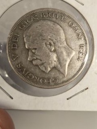 英皇喬治五世 1934年 半圓銀幣
