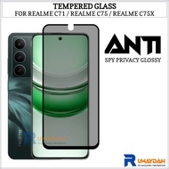 LAYAR Tempered Glass Realme C71 C75 C75X Anti-Scratch Full Screen Glass