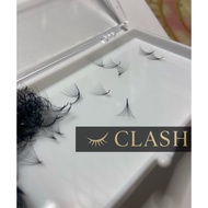 1000FAN/BOX 10D CLASH Volume fan eyelashes Thickness 0.05-0.07 Curved C,D GOOD VALUE/SAVING