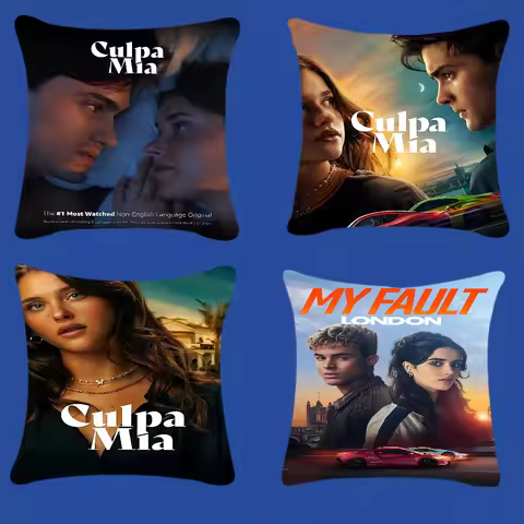 My Fault Culpa Mia 2023 Movie Maple Design Cushion Cover Happy Autumn Harvest Decor Holiday Decorati