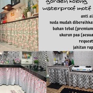 Gorden Kolong Dapur Anti Air Waterproof Motif