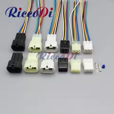 1 Set 6 Pin HM 090 Male Female Motorcycle Connector Sensor Plug auto Electrical Connector 6189-6171 