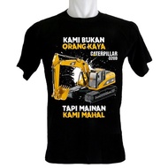 Caterpillar 320d Tshirt / Baju Microfiber Jersi / Jersey Sublimation / Tshirt Jersey