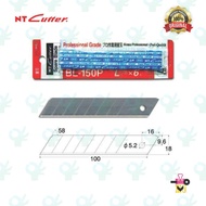 NT Cutter Spare Blade Heavy Duty 0.45MM 6 Blades Per Pack (BL-150P)