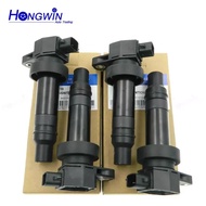 4pcs 27301-2B010 27350-2B000 High Performance Ignition Coil With Extension Wire Fits Hyundai Kia Mot