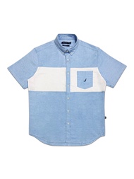 NAUTICA Woven Shirt เสื้อเชิ๊ตนอติก้า W45900-4FX สีฟ้า