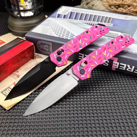KS 2038R Iridium Portable EDC Folding Knife with DuraLock Knife Outdoor Jackknife Pocket Knife Utili