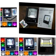 Led spotlight 10w 20w 30w 50w 100w 10 20 30 50 100 watt outdoor rgb colorful spot spotlight