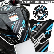 For CF MOTO 675SR-R 675 SRR sr 675 srr 2024 Motorcycle Thick Frosted Fuel Tank Sticker Gas Oil Cap P