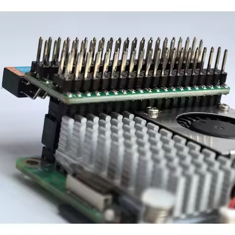 40Pin GPIO Splitter Extender for Raspberry Pi 5 4B 3B+ 400 500 HAT Active Cooler