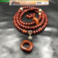現貨：~西藏牦牛骨手串108顆靈骨藏式佛珠嘎巴拉牛角手鏈項鏈吊