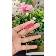 8k Gold Dollar Studs