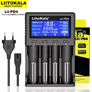 LiitoKala Lii-PD4 Universal Smart Charger LCD 4 Slot for 3.7V Li-ion 26650/21700/20700/18650/18500/1