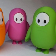 Funny Fall Guys Action Figures (3D Print) - Wholesale Blue