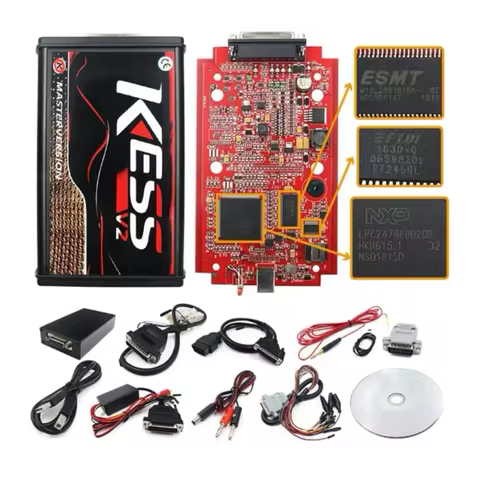 Kess V2 V5.017 EU Version Device Comes 2.53 V2.8 KTA Online Version With Red PCB In The Support 140 