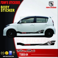 💥🎯Body sticker for myvi mini axia bezza