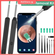 Ear Wax Removal Tool with Camera 1296P HD Otoscope Ear Cleaner Wireless Ear Otoscope Earwax Removal Kit Compatible with iOS Android SHOPSKC4647