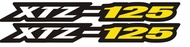 XTZ Mags Decal Accessories 3D Glue Swingarm Stickers Decals Stripes For YAMAHA XTZ 125 XTZ125E 2015-