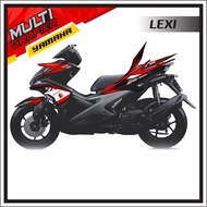 Striping Decal Sticker AEROX 155 Connected Motor Aerox 155