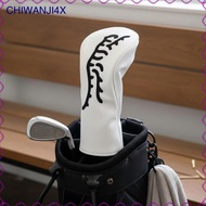 [chiwanji4x] Golf Wood Club Cover PU Golf Headcove Organizer Hybrid Covers Driver Protection for Clu