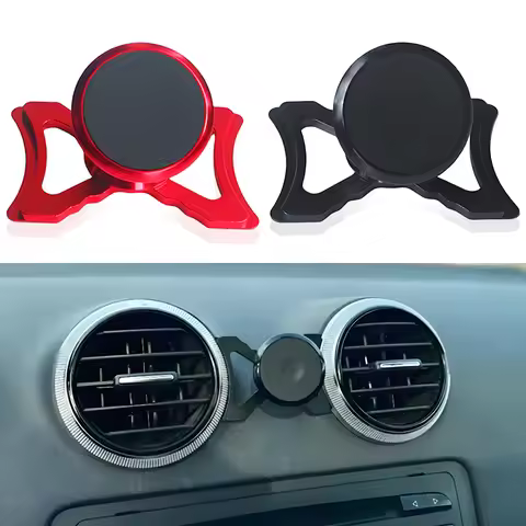 Car Phone Holder For Audi A3 S3 RS3 8P Air Vent Mount Car Styling Bracket GPS Magnet Stand Rotatable