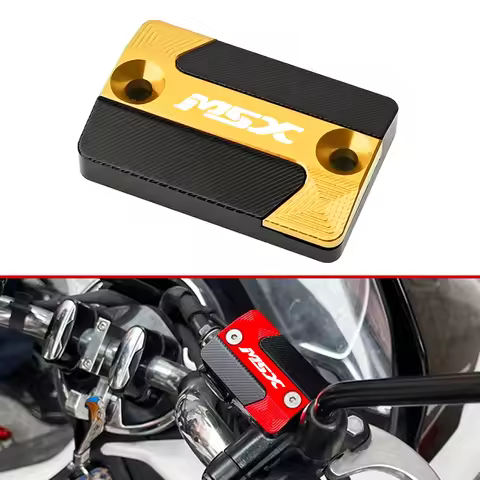 MSX125 Motorcycle CNC Aluminum Front Brake Fluid Fuel Reservoir Tank Cap Cover For Honda MSX125 Grom