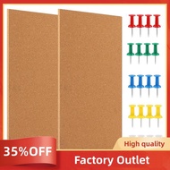 Cork Board Bulletin Board, Small Rectangular Pin Board for Wall, Self-Adhesive Cork Board for , Scho