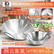 Thick 304 Stainless Steel Frying Pan – Premium Non-Stick Frying Pan, Stainless Steel Handle