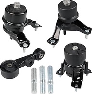 JDMON 4Pcs Engine Mount Trans Motor Replacement for Toyota Sienna 3.5L AWD 2007 2008 2009 2010 Compa