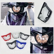 Y15ZR V1 HEAD LAMP FRAME COVER Y15ZR V1 HEAD LAMP GUARD COVER Y15ZR V1 head lamp frame YMH logo