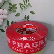 FRAGILE DUCT TAPE DO NOT SLASH 48x300y SELASIBAN PACKING