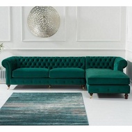 sofa chesterfield sofa ruang tamu mewah elegent sofa tamu L
