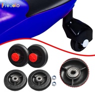 [Predolo] 4Pcs Kids Twist Car Wheels,  on Car Wheels Replacement Part ,Front and Rear Wheel Set,