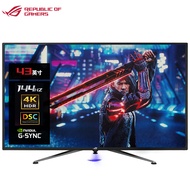 【จอคอมพิวเตอร์】ASUS ROG Swift PG43UQ 43” 4K HDR DSC Gaming Monitor, (3840 x 2160), 144Hz, G-SYNC Compatible, 1ms, Eye Care, DisplayHDR 1000, DisplayPort HDMI USB, Aura Sync 43