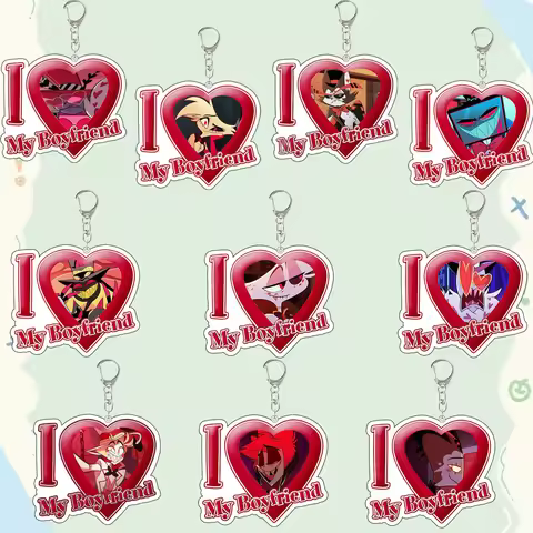 For Valentino Vox Sir Pentious Husk AD Acrylic KeyChain Anime Peripheral Backpack Pendant Festival G