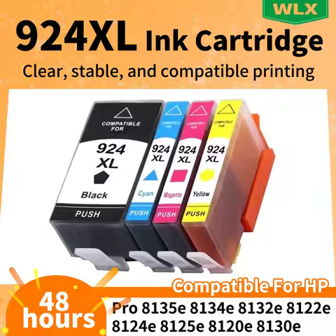 924E 924XL 924 Ink Cartridge Compatible for HP OfficeJet Pro 8135e 8134e 8132e 8122e 8124e 8125e 812