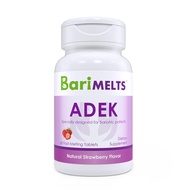 ADEK - 1 Month Supply (60 Fast-Dissolving Tablets) - Post-Op Bariatric Vitamins with Vitamin A, Vita