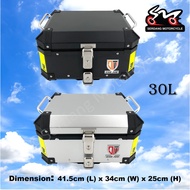 CHE JUE Aluminium Top Box 25L 30L 35L 45L Motorcycle Motosikal Aluminum Rear Back Tail Kotak XMAX VERSYS GTR BMW XADV