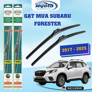 SUBARU FORESTER WIPER (2017 - 2026) HEYNER HYBRID NANO - Steel core soft bone SILICONE wiper