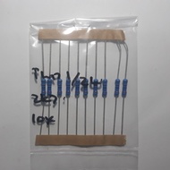 10PCS Resistor 0.5Watt - 1K 1K2 1K5 1K8 2K 2K2 2K7 3K 3K3 3K9 4K7 5K1 5K6 6K8 8K2 - 1.2K 1.5K 1.8K 2