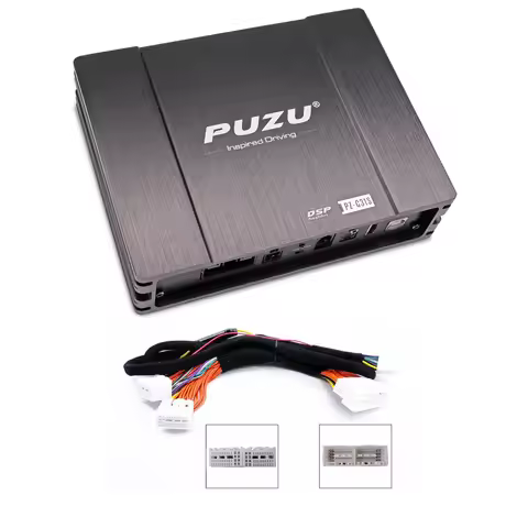 PUZU PZ-C31S Iso Wiring Harness Cable Car Dsp Amplifier 6x150w Support Pc Tool 31 Eq App Bluetooth 4