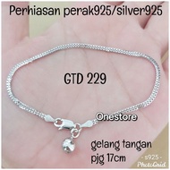 RANTE ITALY BRACELET 925 SILVER WHITE GOLD PLATED GTD 230. GTD 229