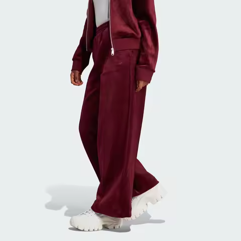 Adidas genuine VELVET PANT Women's Velvet Wide Leg Sports Pants IL5744
