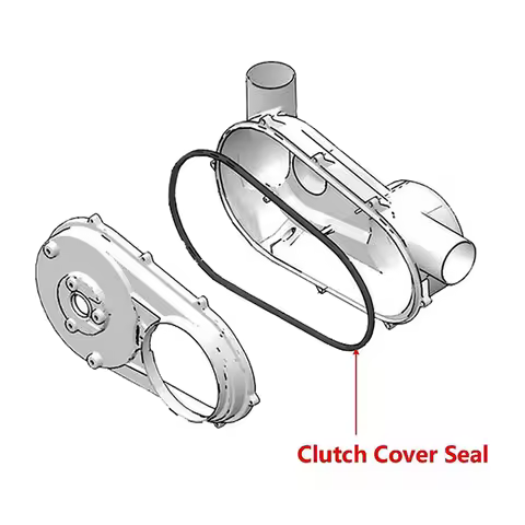XN-2X Belt Box Outer Clutch Cover Seal Gasket For 2014-2020 Polaris RZR 900S XP 1000 Ranger XP 900 5