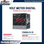 Digital MeterVOLT FCN300-V1-72 Single Phase 72x72 FORT
