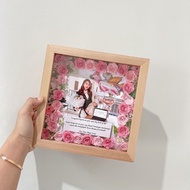 3d Paper Flower Frame | 3d Gift Graduation Frame | Birthday Gift Frame | 3d Photo Frame