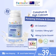 Pentavite Mixed Whole Milk Powder with Colostrum Chewable Tablet 32s For Kids Aged 3+ US Bovine Colo
