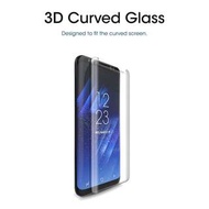 Galaxy S8 S8+ Plus 3D Case Friendly Tempered Glass Screen Protector for Samsung 玻璃貼 保護貼 電話套 專用 ( Clear Color 透明淸色 )